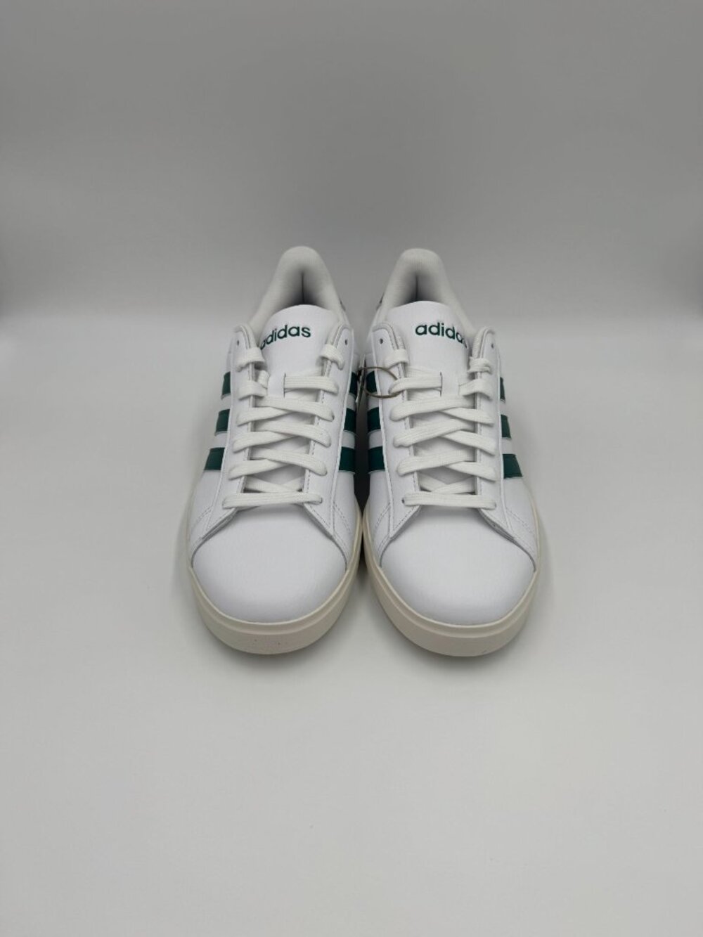 adidas Grand Court White / Green Womens Shoes - Picture 3 of 8